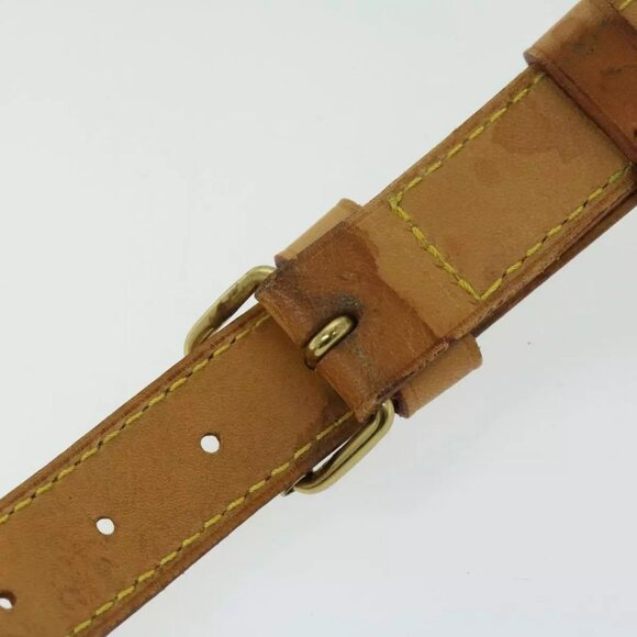 LOUIS VUITTON Adjustable Shoulder Strap Leather 31.1""-37.8"" Beige Auth - Picture 5 of 11